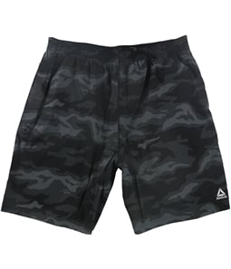 Reebok Mens Graphic Athletic Workout Shorts