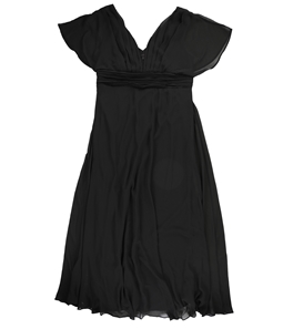 ever-pretty Womens Solid Pleated Maxi Dress
