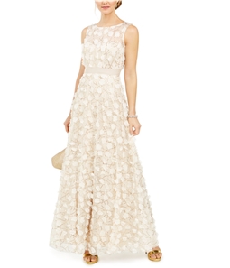 Eliza J Womens Floral Gown Dress