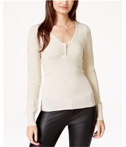 Alfani Womens Zip-Front Pullover Sweater