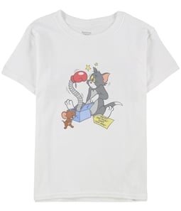 Reebok Boys Tom And Jerry Happy Birthday Graphic T-Shirt