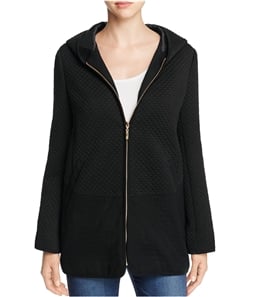 Finity Womens Quilted Sparkle Hoodie Sweatshirt