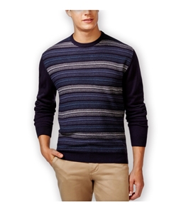 Weatherproof Mens Marled Striped Pullover Sweater