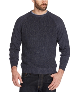 Weatherproof Mens Tuck Knit Raglan Pullover Sweater