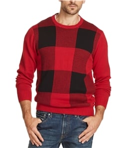 Weatherproof Mens Plaid Pullover Sweater