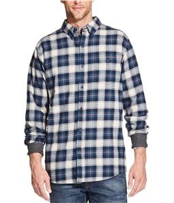 Weatherproof Mens Flannel Plaid Button Up Shirt