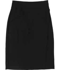 Eileen Fisher Womens Faux Wrap Midi Skirt