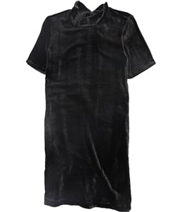 Eileen Fisher Womens Velvet Tie Back Shift Dress