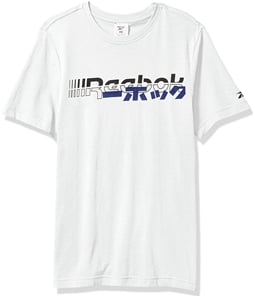 Reebok Mens MYT SS Logo Graphic T-Shirt