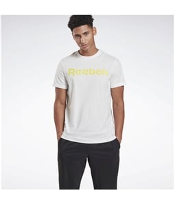 Reebok Mens Linear Logo Graphic T-Shirt