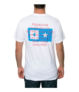 Fourstar Clothing Mens The Bar Type Graphic T-Shirt