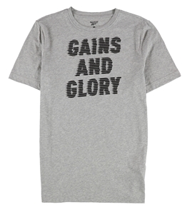 Reebok Mens Gains And Glory Graphic T-Shirt