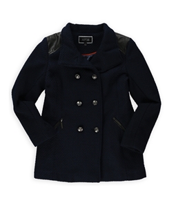 Apt. 9 Womens Boucle' Double Breasted Military Jacket