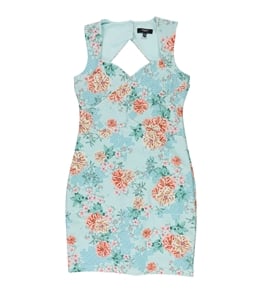 GUESS Womens Floral Bodycon Dress