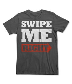 Fifth Sun Mens Swipe Me Right Graphic T-Shirt