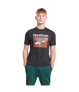 Reebok Mens Bball Court Graphic T-Shirt