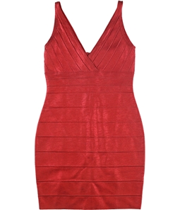 GUESS Womens Shimmer Bodycon Dress