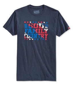 US Honor Mens God Family Country Graphic T-Shirt
