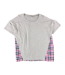 G.H. Bass & Co. Womens Contrast Short Sleeve Sweatshirt