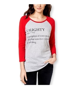 Pretty Rebellious Clothing Womens Naughty Defined Graphic T-Shirt