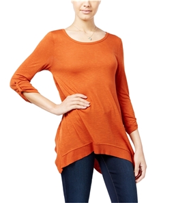 Hippie Rose Womens Heathered Pullover Blouse