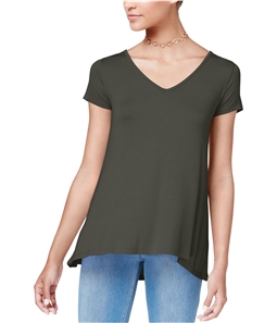 Hippie Rose Womens Strappy Back Basic T-Shirt