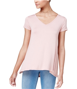Hippie Rose Womens Strappy Back Basic T-Shirt