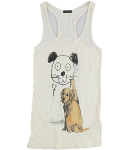 dirty violet Womens Dogs Racerback Tank Top