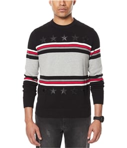 Sean John Mens Stripe Pullover Sweater
