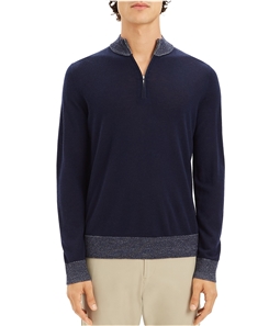 Theory Mens Quarter Zip Pullover Sweater