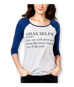Pretty Rebellious Clothing Womens Xmas Selfie Graphic T-Shirt