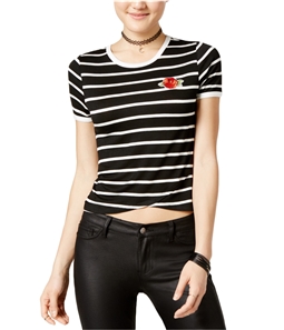 Rebellious One Womens Patch Basic T-Shirt