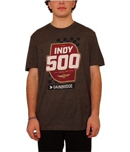INDY 500 Mens Shield & Racecar Graphic T-Shirt