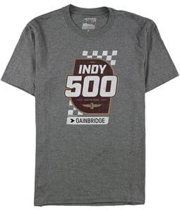 INDY 500 Mens Distressed Print Graphic T-Shirt