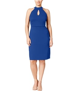 Love Squared Womens Open Back A-line Dress