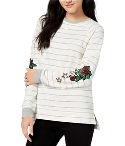 Carbon Copy Womens Striped Sweatshirt
