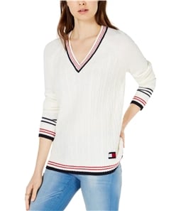 Tommy Hilfiger Womens Cable Knit Sweater