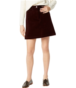 Lacoste Womens Zip Fly Corduroy Skirt