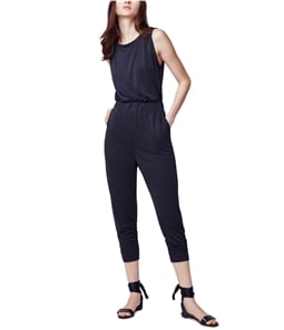 b New York Womens Solid Jumpsuit