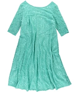 Sangria Womens Lace A-line Dress