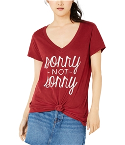 Love Tribe Womens Sorry Not Sorry Graphic T-Shirt