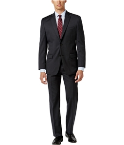 Michael Kors Mens Classic-Fit Charcoal Two Button Formal Suit