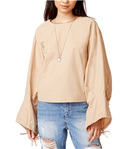 J.O.A. Womens Cotton Oversized Button Up Shirt