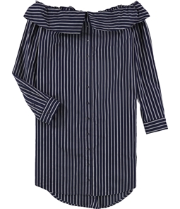 Kensie Womens Striped Mini Dress