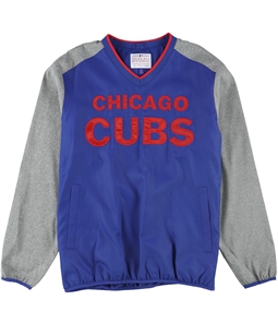G-III Sports Mens Chicago Cubs Side Zip Sweatshirt