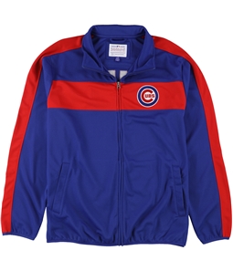 G-III Sports Mens Chicago Cubs Track Jacket Sweatshirt