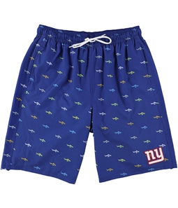 NFL Mens New York Giants Printed Swim Bottom Trunks