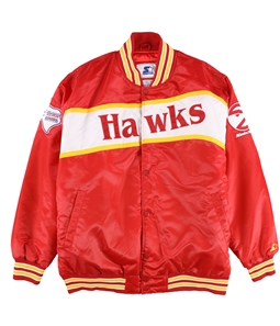 STARTER Mens Atlanta Hawks Varsity Jacket