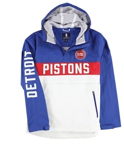 G-III Sports Mens Detriot Pistons Windbreaker Jacket