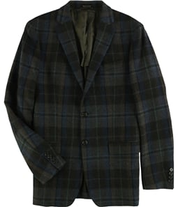 Ralph Lauren Mens Plaid Two Button Blazer Jacket